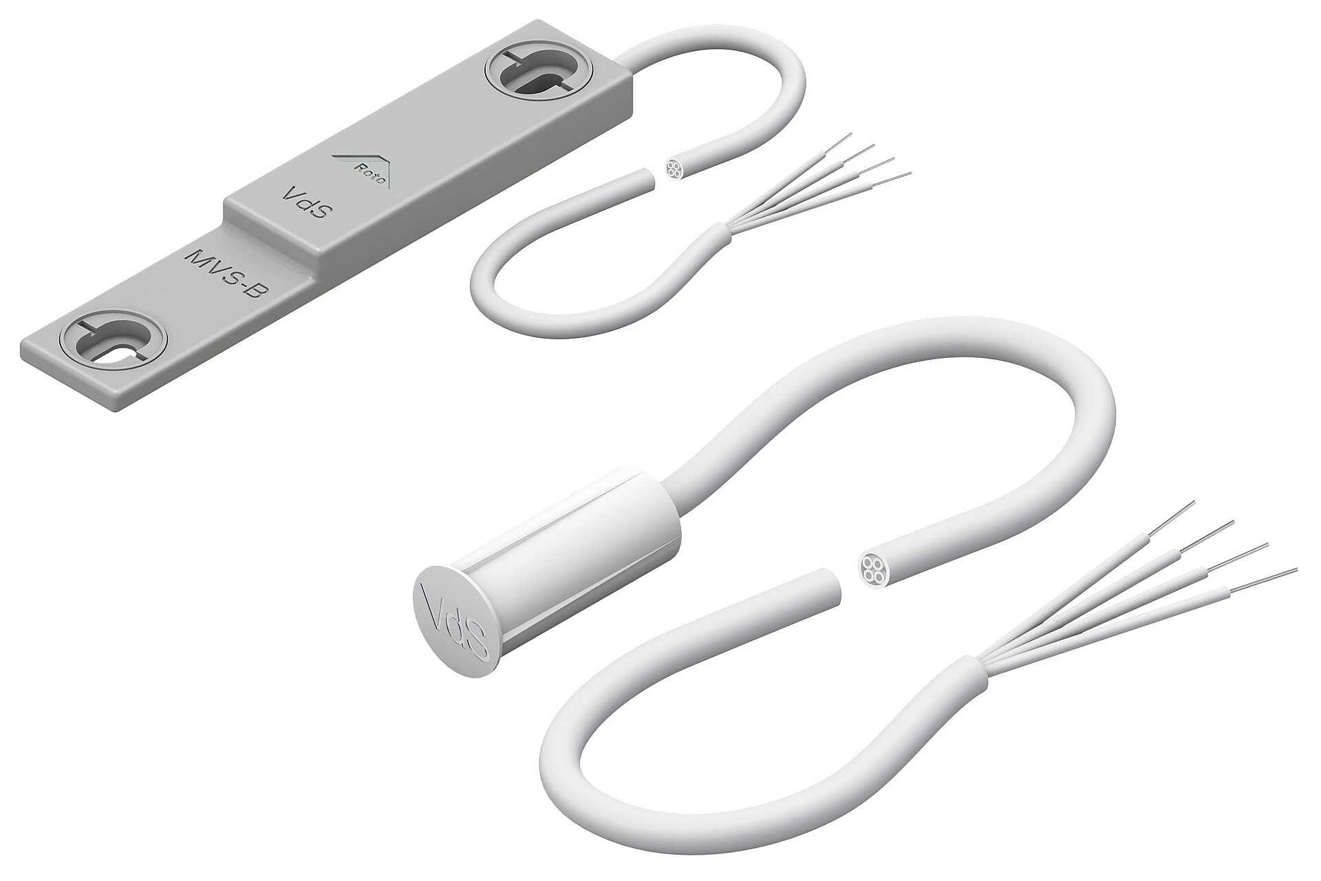 Roto E-Tec Control | MVS-B-Kontaktelement aufgeschraubt / verdeckt