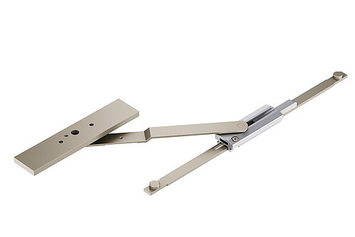 Eindpositievergrendeling, met de greep bediende speciale openingsbegrenzer